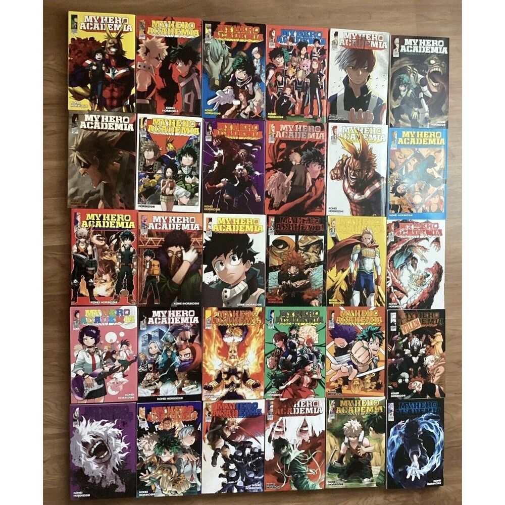 My Hero Academia Manga Lot Vol 1-30 Paperback Kohei Horikoshi Graphic Novels